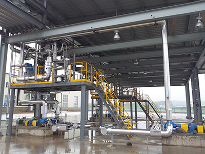 尼加拉瓜拉馬爾油料分配廠項(xiàng)目橇裝裝車帶平臺頂?shù)籽b一體橇